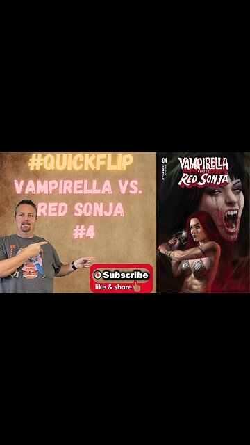Vampirella vs. Red Sonja #4 Dynamite #QuickFlip Comic Review Dan Abnett,Alessandro Ranaldi #shorts