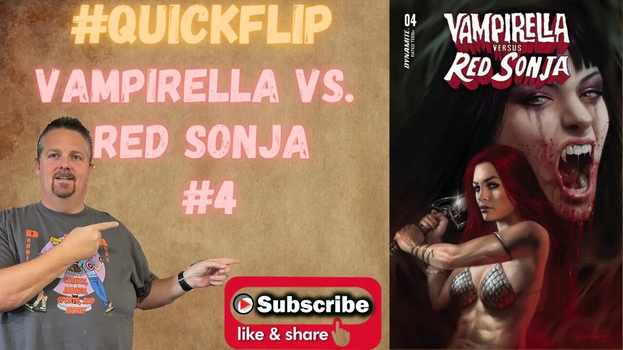 Vampirella vs. Red Sonja #4 Dynamite #QuickFlip Comic Review Dan Abnett,Alessandro Ranaldi #shorts