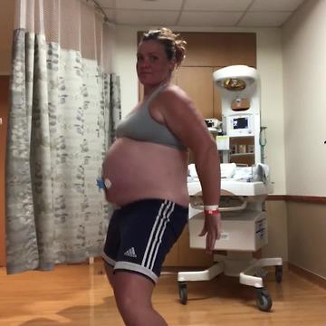 Pregnant Woman Freak Dances In A Hospital