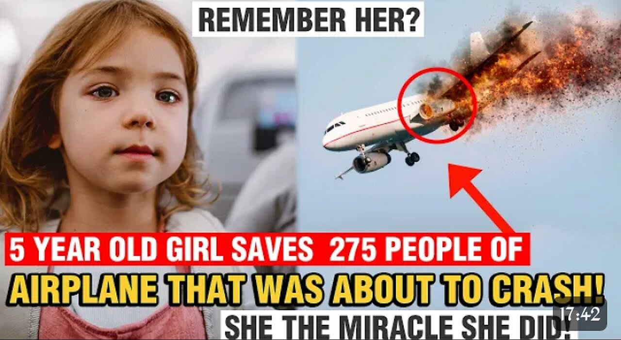 Remember her Girl prevents airplane from crashing and saved 275 people!!- Unbelievable Miracle