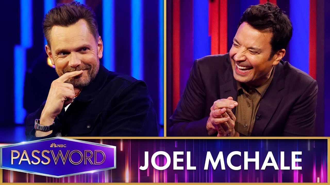 Joel McHale and Jimmy Kid Around in a No Kidding-Themed Round of Password