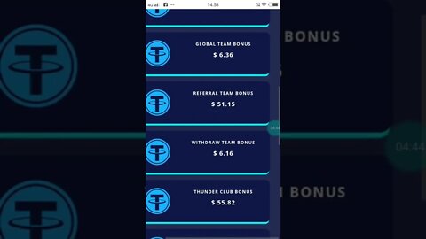 Amazing Usdtthunder Rewards Received