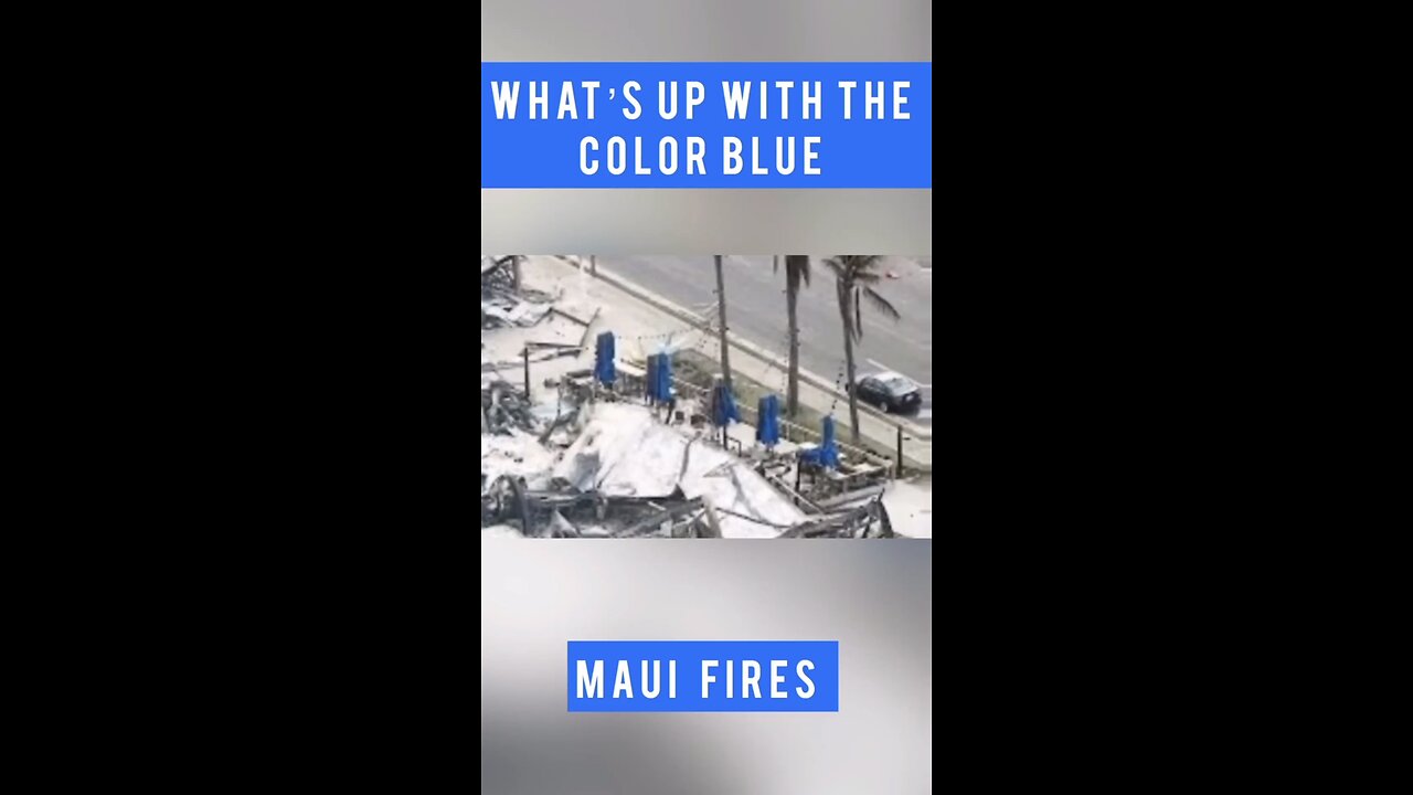 DEW = Direct Energy Weapons have no effect on anything that is blue in color on Maui