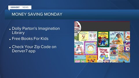 Free books for children under 5 through Dolly Parton library