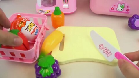 Fruit juice making and baby doll kitchen play house