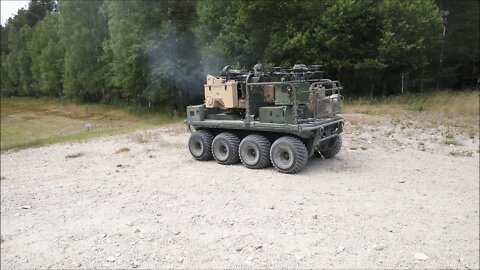 U.S Infantry Conduct Live-Fire Tests with Robotic Combat Vehicles