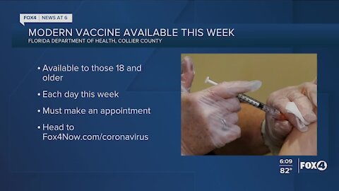 Collier County vaccinations available this week