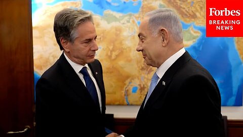 Blinken Meets With Netanyahu In Jerusalem As He Attempts Ceasefire Deal For Gaza War