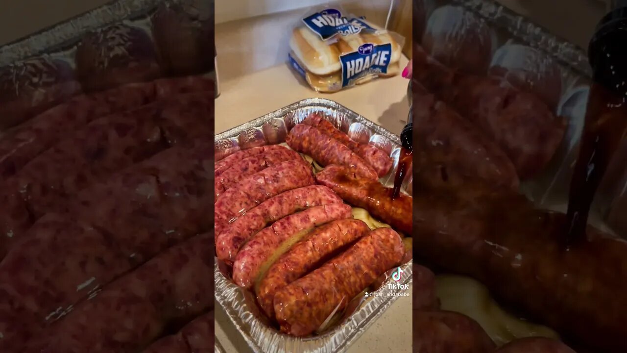 Beer Soaked Sausages on the Pellet Grill #recipe