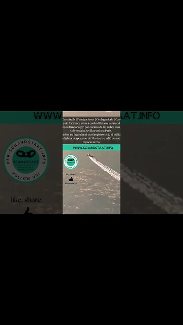 Chemtrails vom Flugzeug aus gesehen!