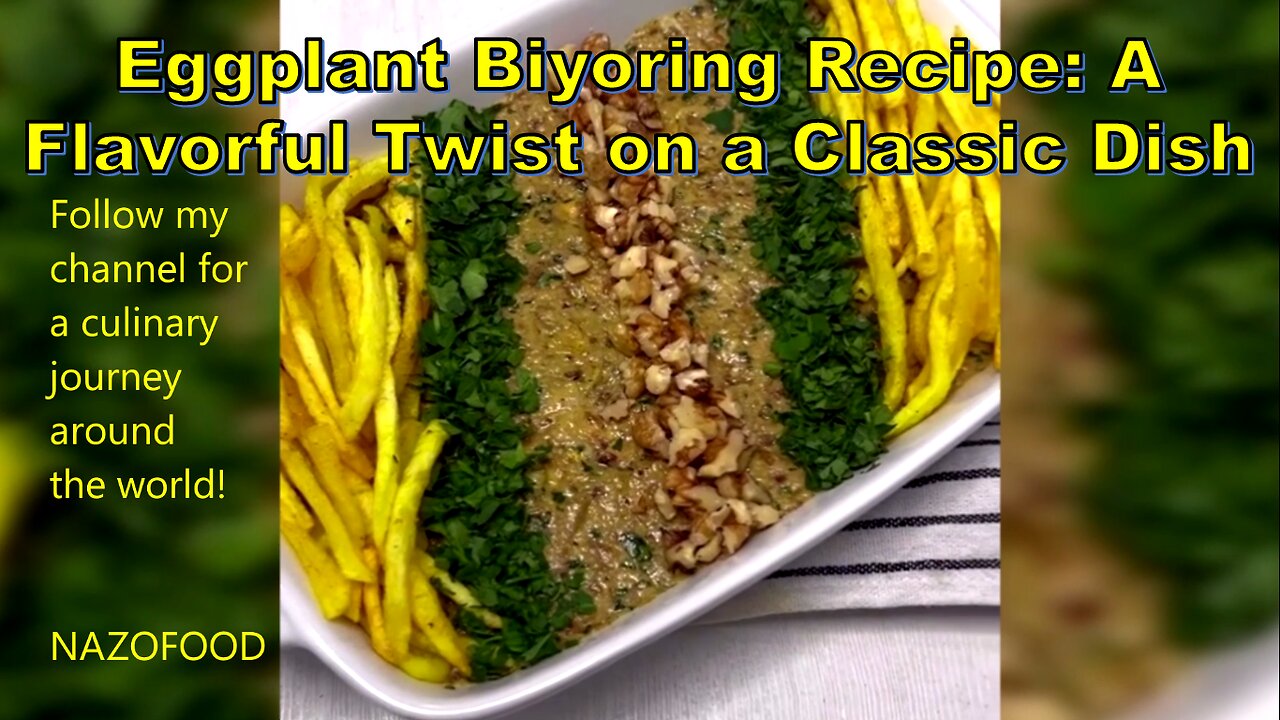 Eggplant Biyoring Recipe: A Flavorful Twist on a Classic Dish #HealthyCooking #VegetarianDish