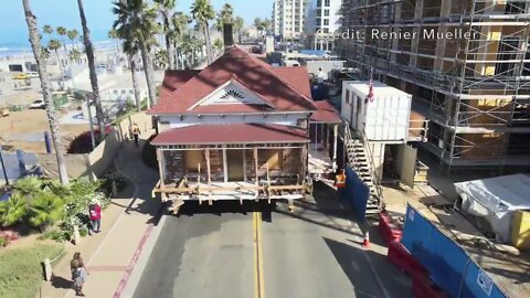 Top Gun house relocated in Oceanside