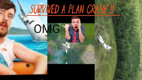 Plane Crash !! @MrBeast Experimental Video. What a video!