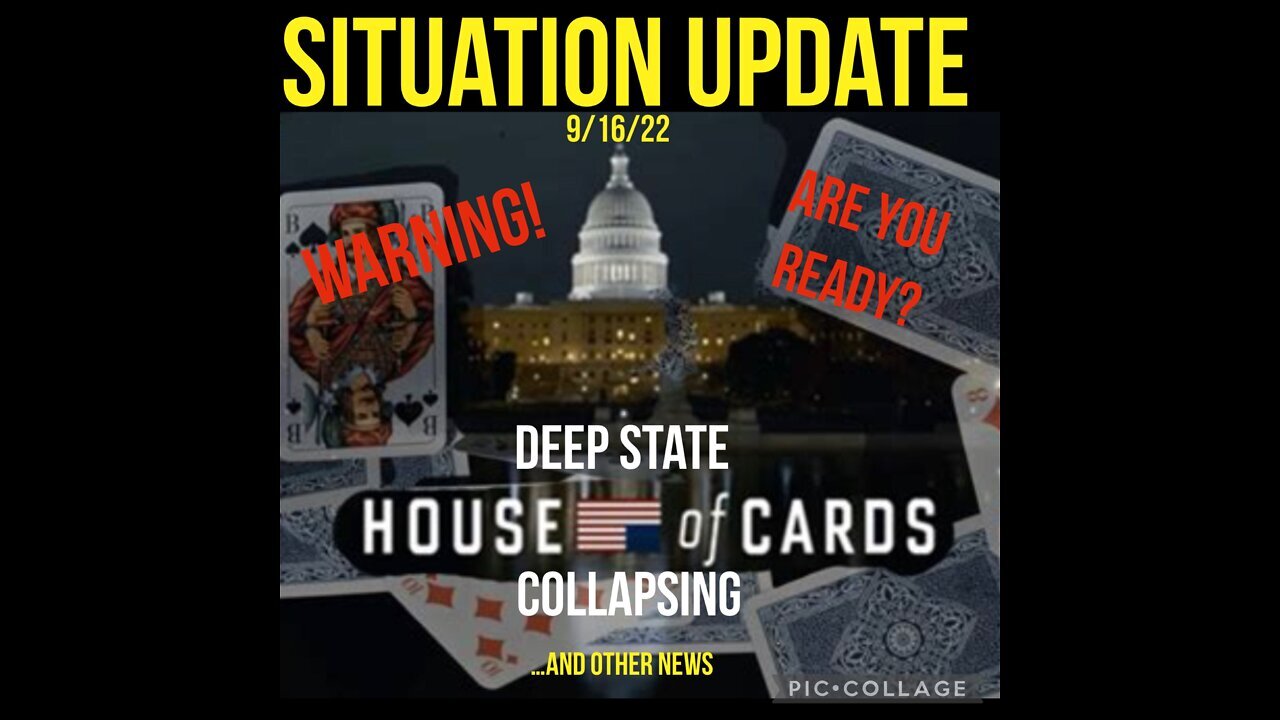 Situation Update 9/16/22 ~ President Trump In DC, Be Prepared