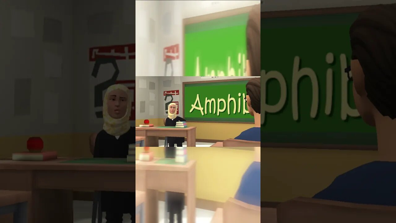 Teacher Student Funny short frog / maindak islamic cartoon animated 3d urdu / hindi comedy viral