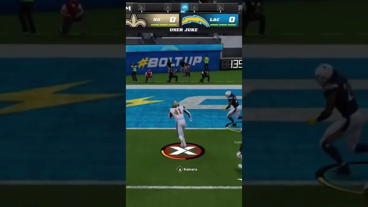 ALVIN KAMARA NASTY JUKE MOVE #drw15 #madden23 #saints