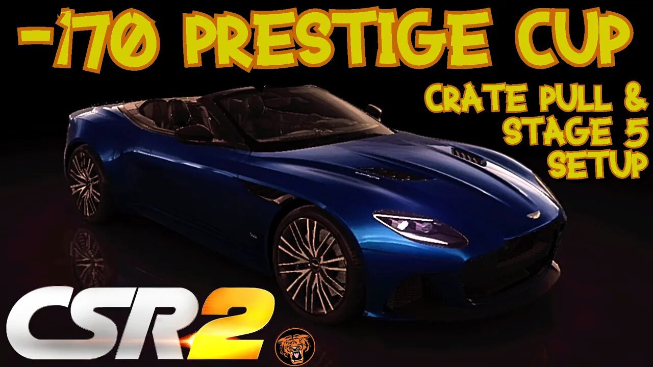 Season 170 in CSR2: Aston Martin DBS Superleggera Volante Stage 5 Setup