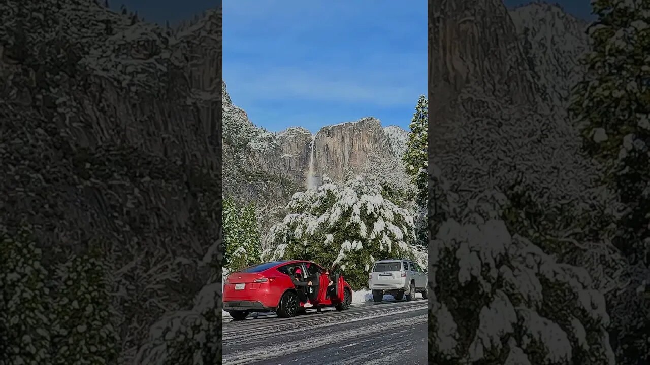 2023 Yosemite National Park Survives Atmospheric River Storm and gets a fresh coat of snow! 4K HDR