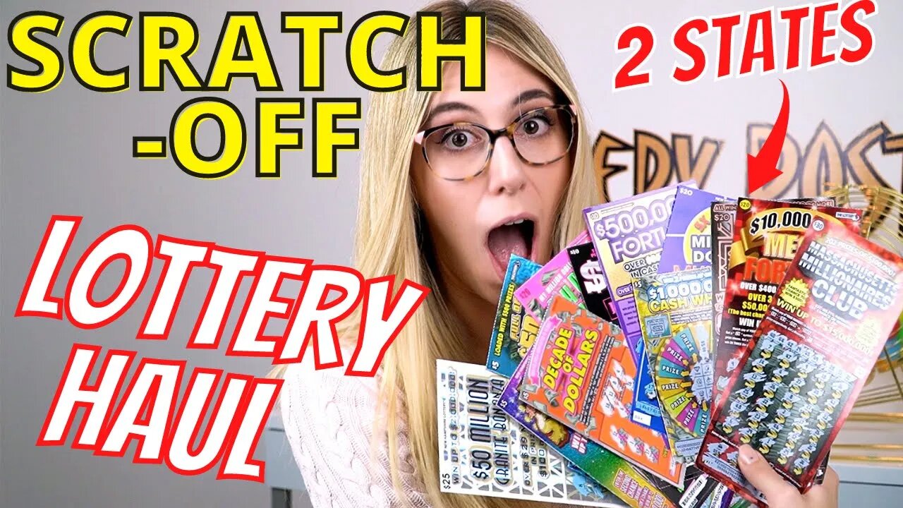 MASSACHUSETTS AND NEW HAMPSHIRE LOTTERY SCRATCHER HAUL - Road Trip! 🚗💨