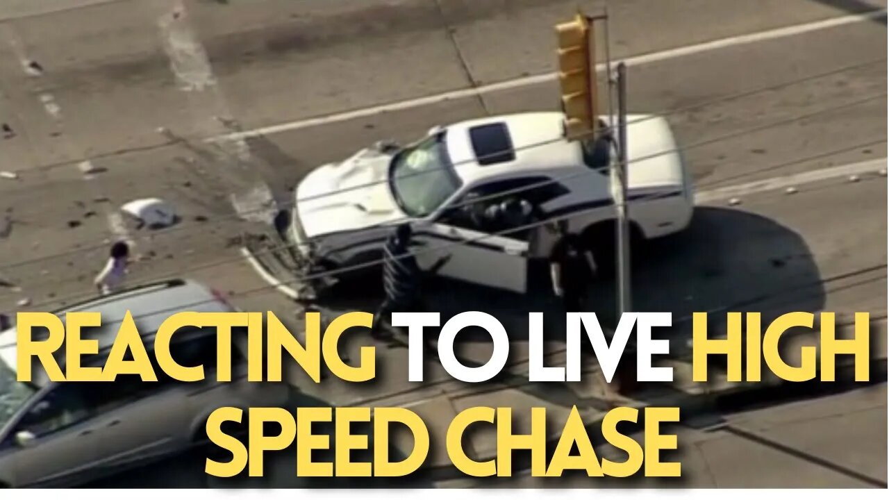 High Speed Chase in Dallas Texas Live Reaction November 9