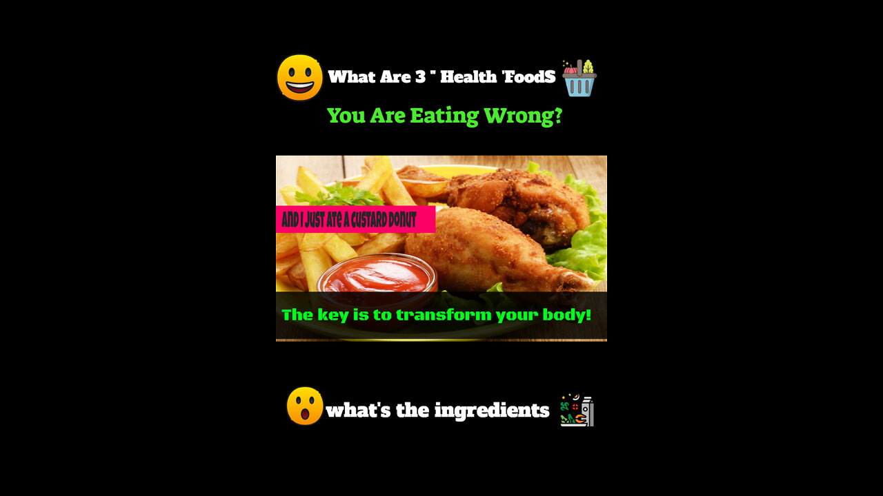 What Are 3 “health” foods you’re eating WRONG?❌ #shorts