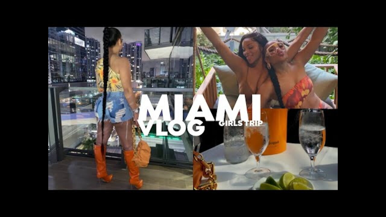 MIAMI VLOG : NOBU, LOTS OF GIRLS NIGHT OUT , LAYING BY THE POOL & MORE | KIRAH OMINIQUE