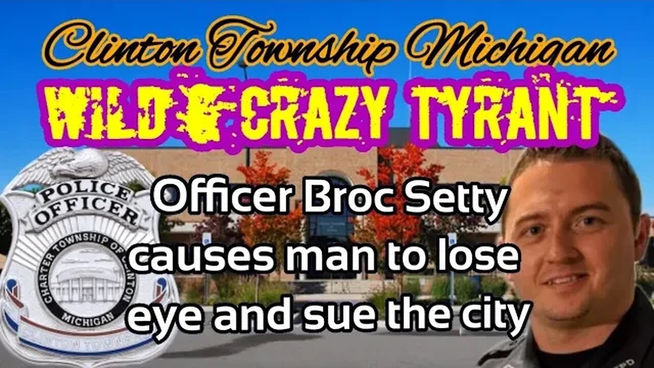 "Yeah baby, WOOHOO!" Screeches excited Officer Setty while chasing innocent man