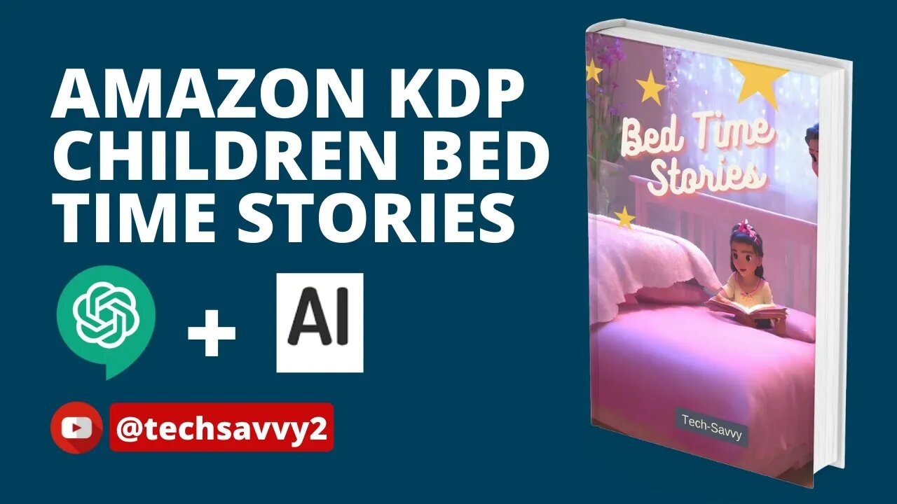 How to create BED TIME STORIES for amazon kdp using chatgpt and Deep Dream Generator #amazonkdp #ai