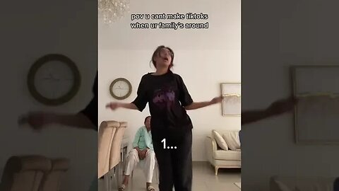 pov u cant make tiktoks when ur family's around Video By simrraahhh #Shorts