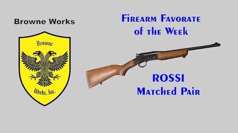 FF of the week #12 - ROSSI Matched Pair rifle combo set - 22lr & 20ga