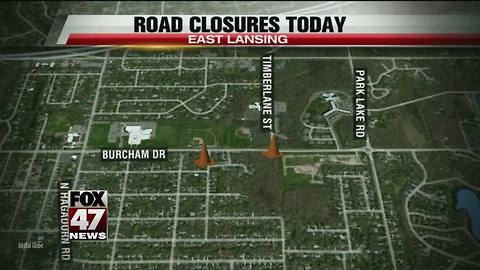 Part of Burcham and Timberlane closed for resurfacing