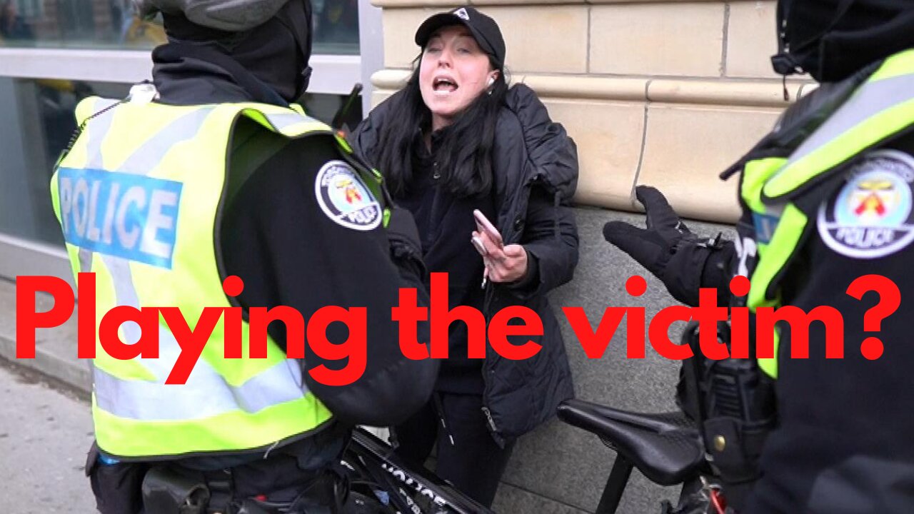 Playing the victim? Druthers Camera Man Attacked By Masker At Toronto Lockdown Protest