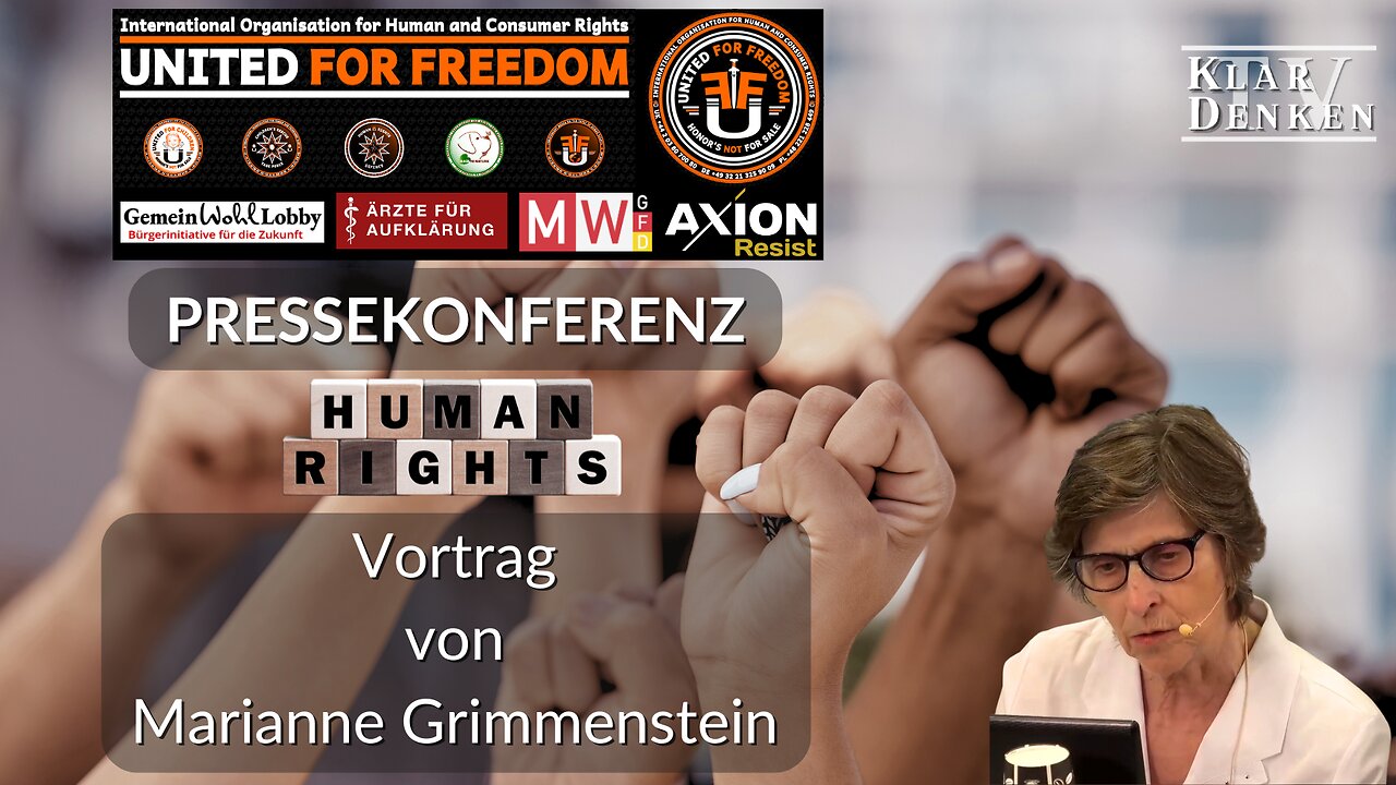 UFF - Pressekonferenz: Vortrag von Marianne Grimmenstein