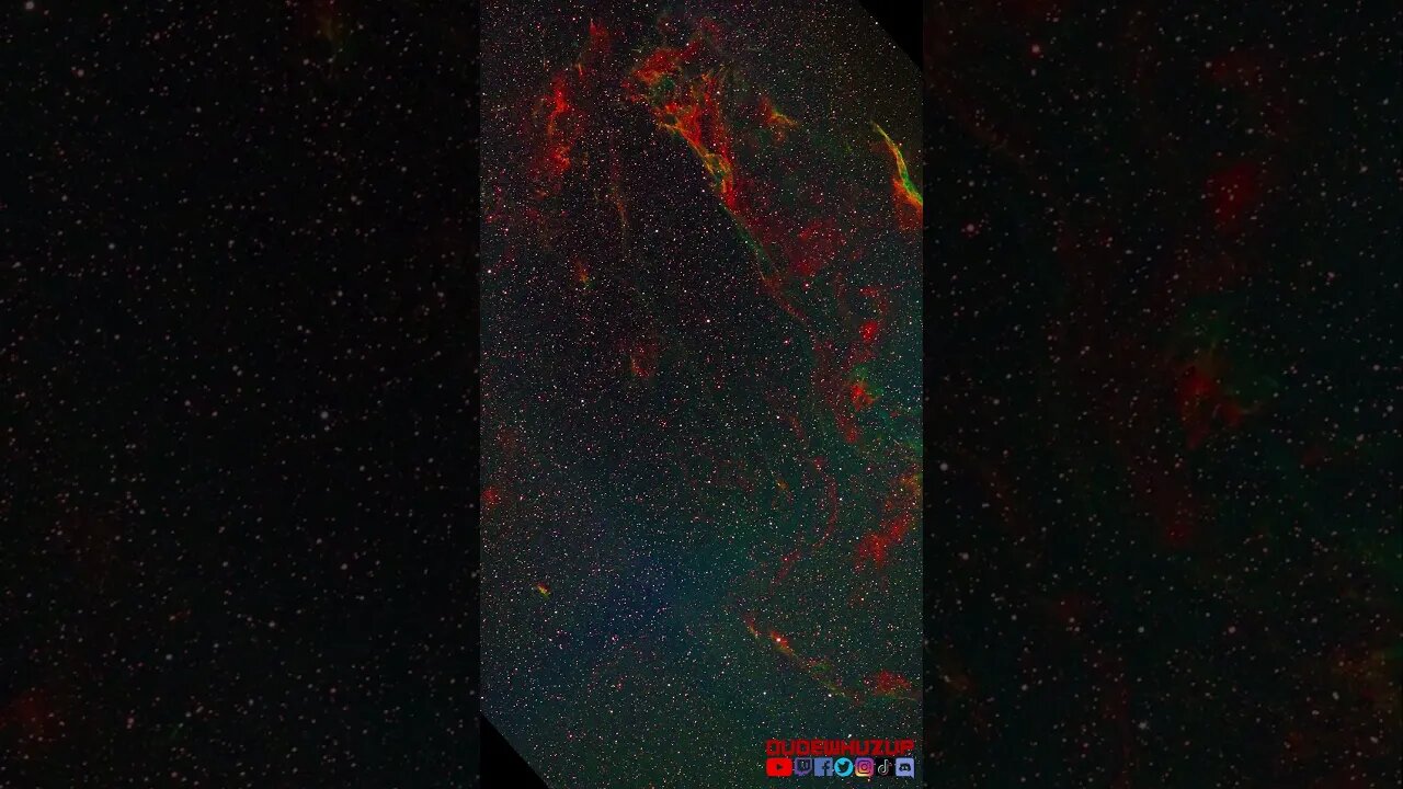 A Supernova Remnant! The Veil Nebula through my telescope🔭 #space #science #nasa #viral #telescope