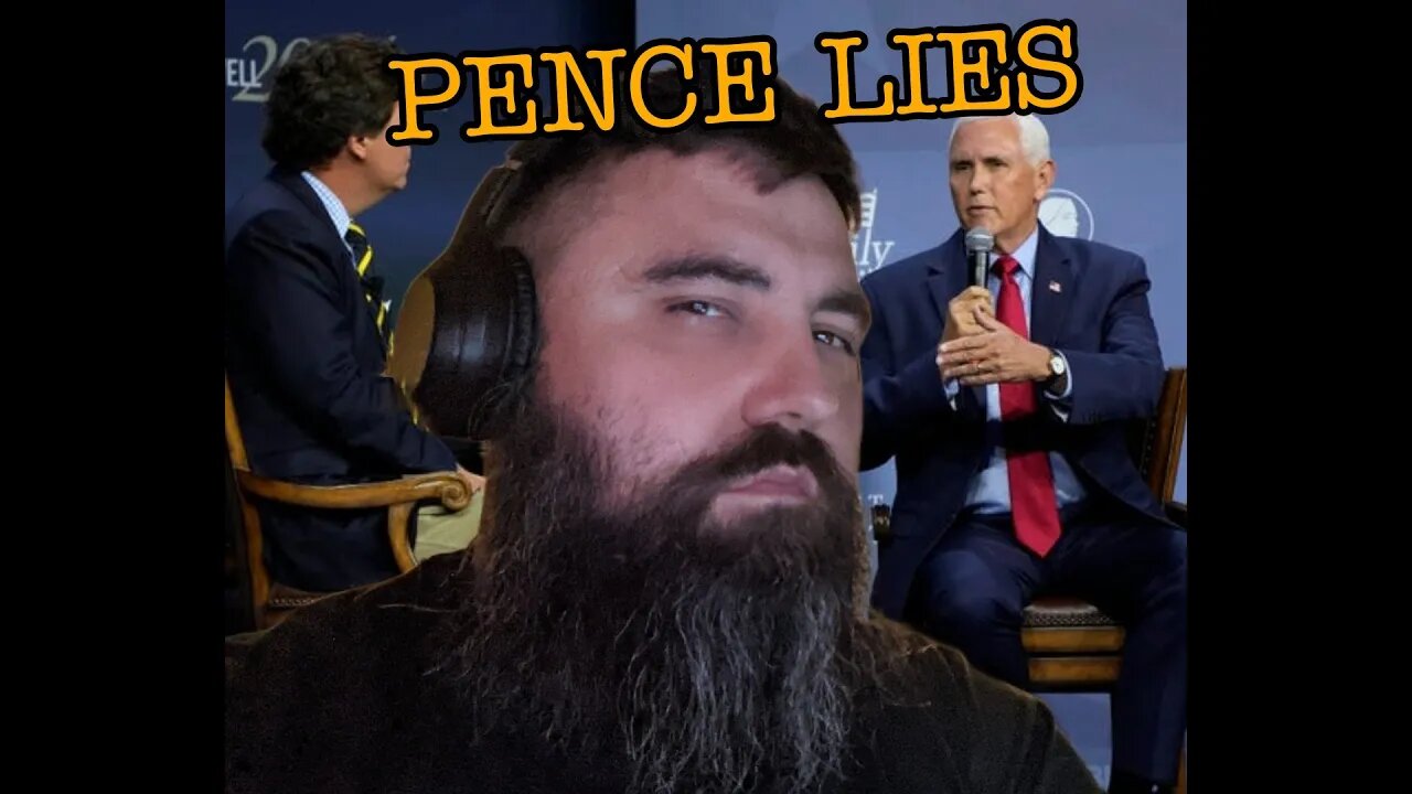 Tucker Carlson vs Mike Pence