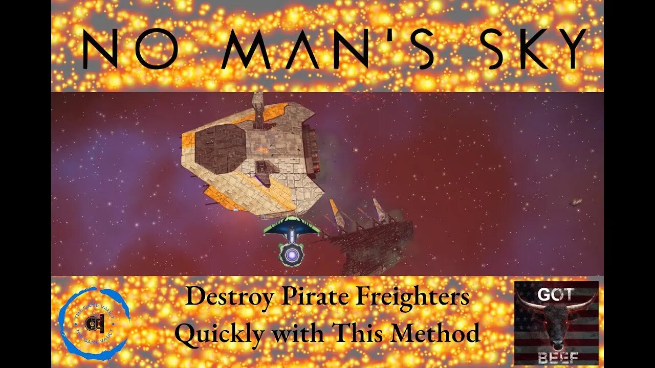 No Man's Sky - Destroy Pirate Freighters Quickly with This Method