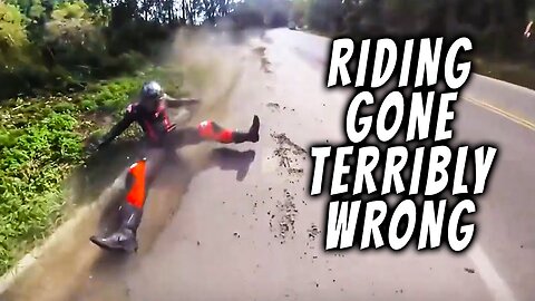 EPIC MOTORCYCLE CRASHES, ROAD RAGE & UNBELIEVABLE MOMENTS