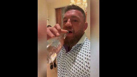 Conor Mcgregor hired a butler to bring him water