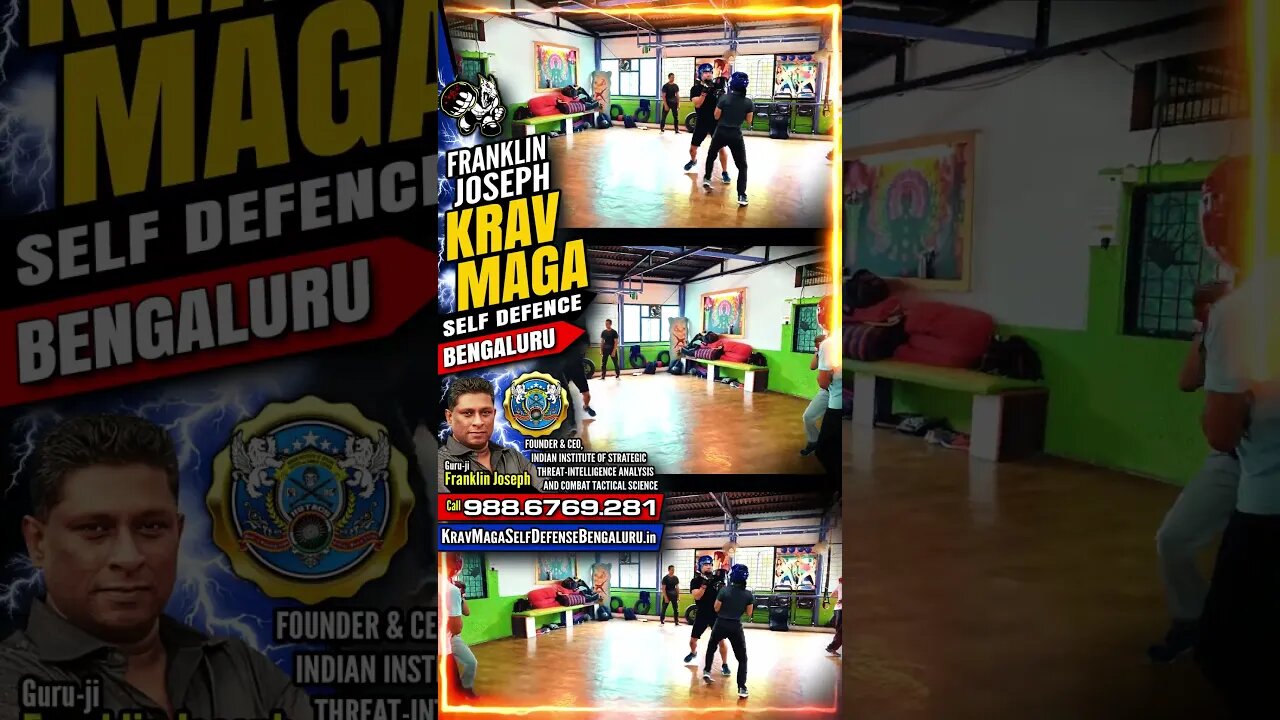 Krav Maga #Bengaluru (Self Defense) by Franklin Joseph for all Men Women Kid Teens #KravMaga #Shorts