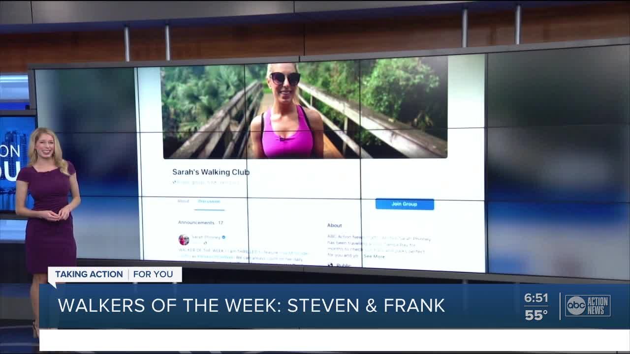 Walking Club Walkers of the Week: Steven and Frank