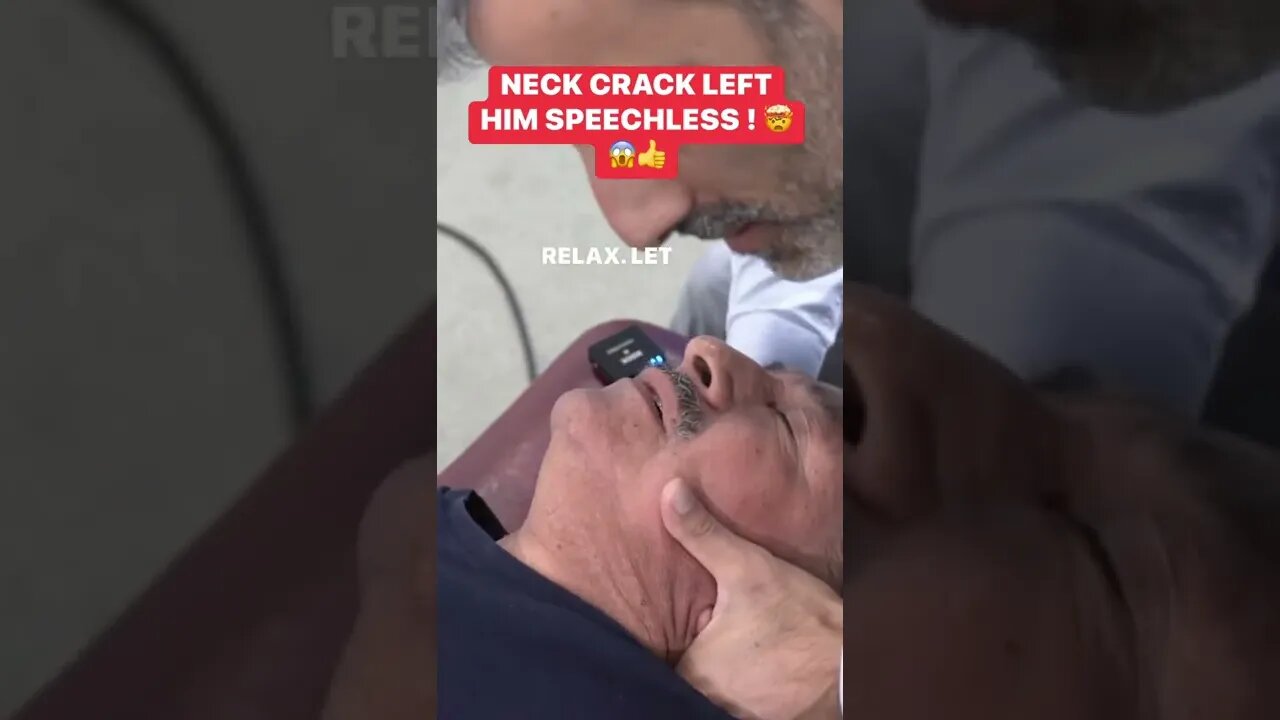 NECK CRACK LEFT HIM SPEECHLESS!😱🤯👍🔥