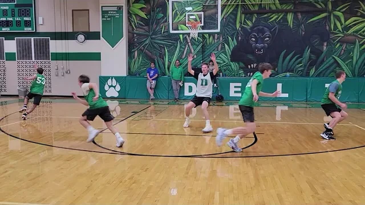 Delta High School, OH - 5-Man Zone Slides Warm-Up