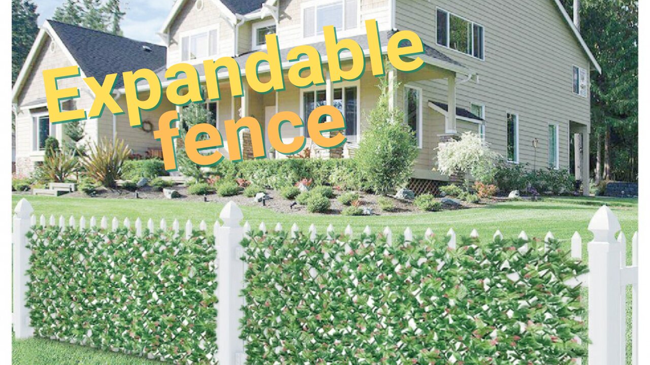 Expandable Faux Privacy Fence