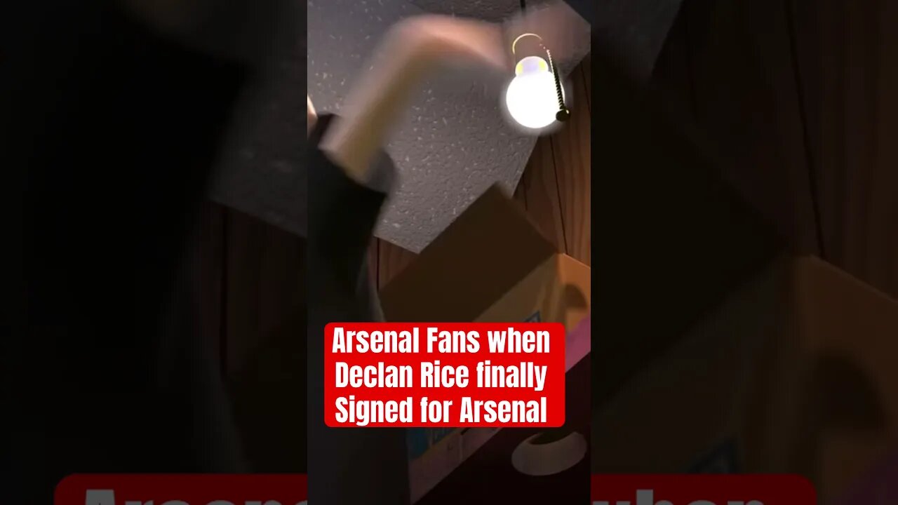 Arsenal fans when Declan Rice signed for Arsenal #arsenal #declanrice #comedy #shorts