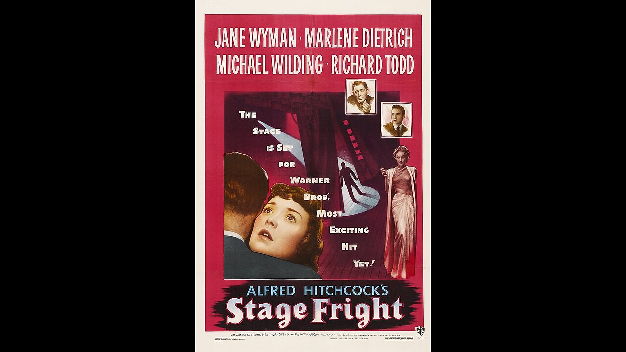 Stage Fright (1950) | Directed by Alfred Hitchcock