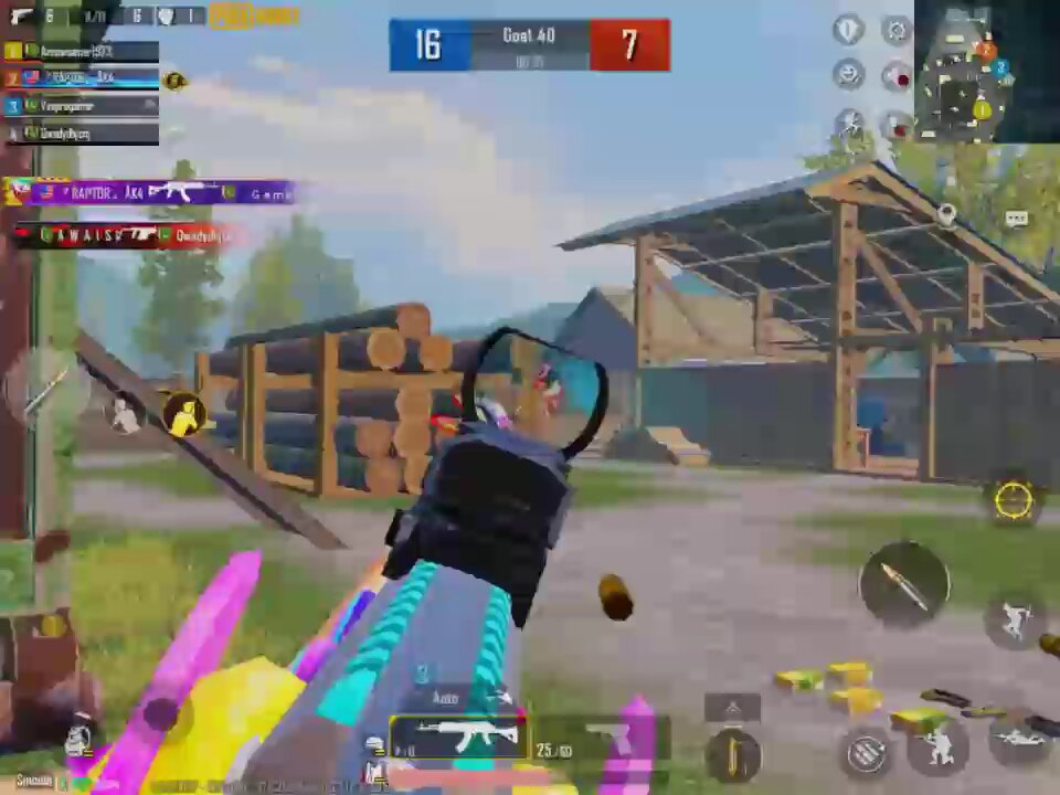 PUBG mobile upgrade guns tdm gameplay