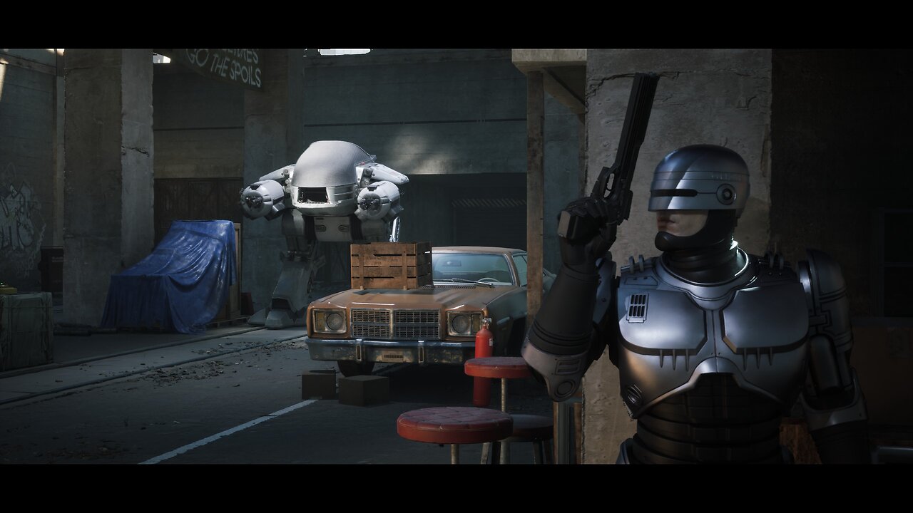 RoboCop Rogue City - ED209 goes bananas and turns on RoboCop!