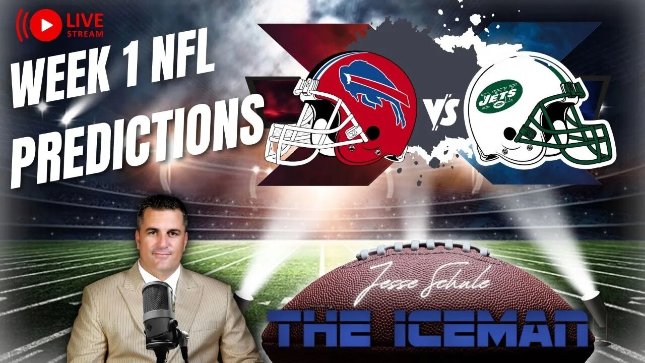 Week 1 NFL Free Picks W/Special Guest Sean Higgs: Bills vs Jets, Cowboys vs Giants, Lions vs Chiefs