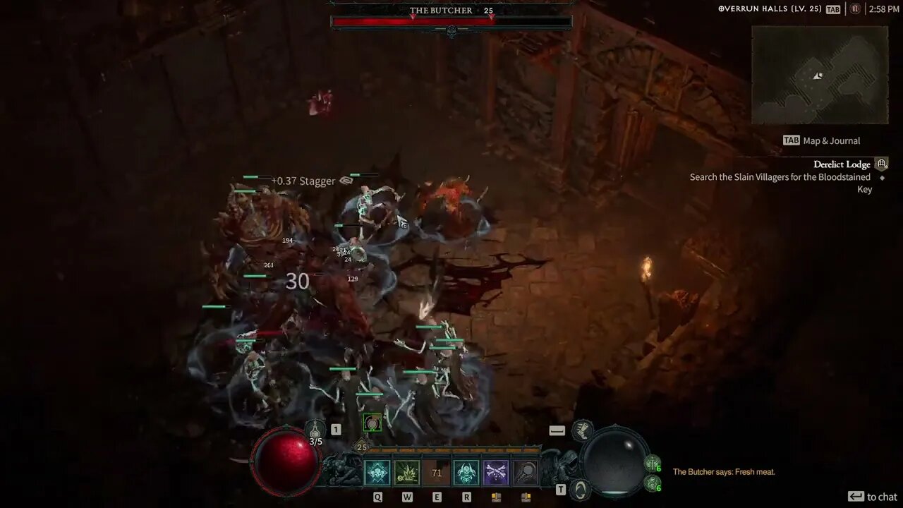 Diablo 4 The Butcher vs Necromancer