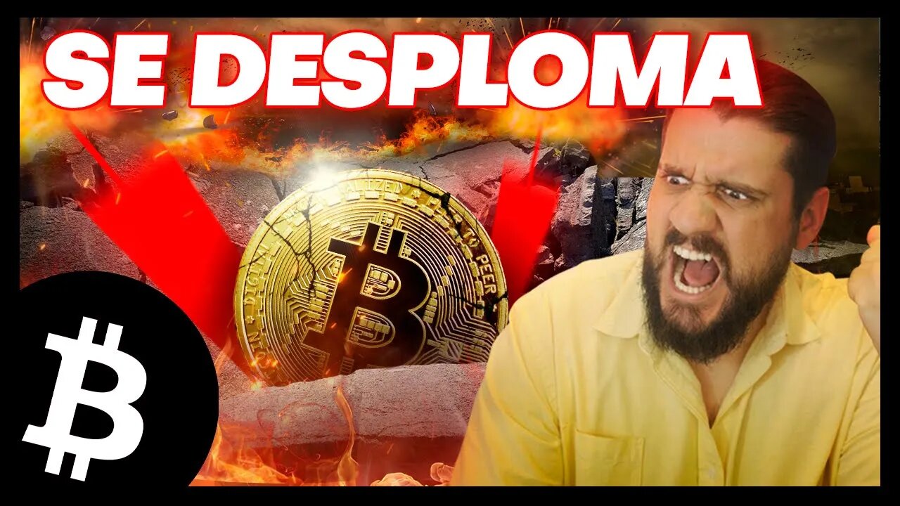 🔴 RUPTURA BAJISTA EN BITCOIN!!! (Ahora qué?!) | PRECIO BITCOIN HOY | Análisis #Crypto Diario /V358